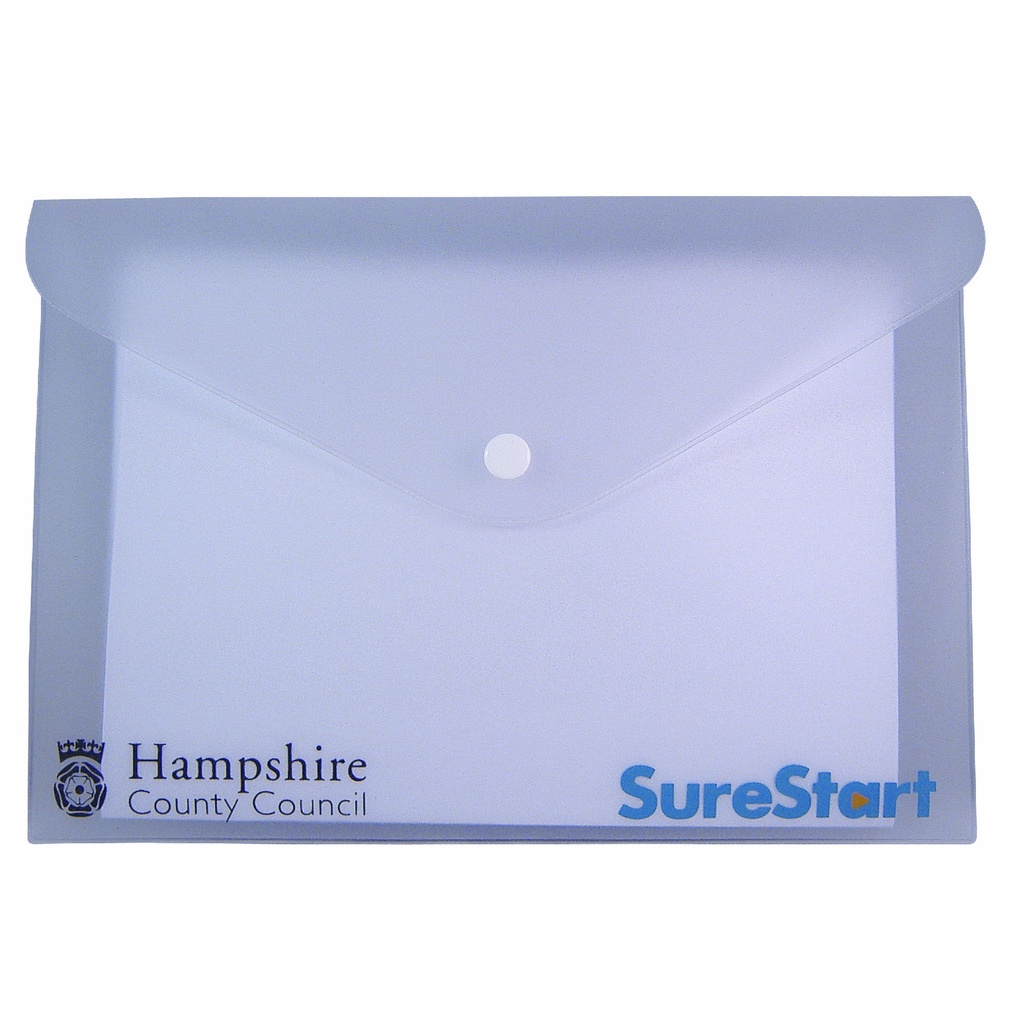 PVC Document Wallets | Welded PVC | Branded